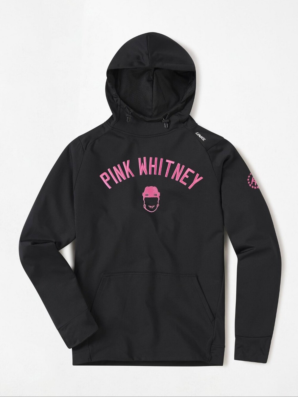 Mens Large Barstool Sports UNRL Pink Whitney Varsity Hoodie